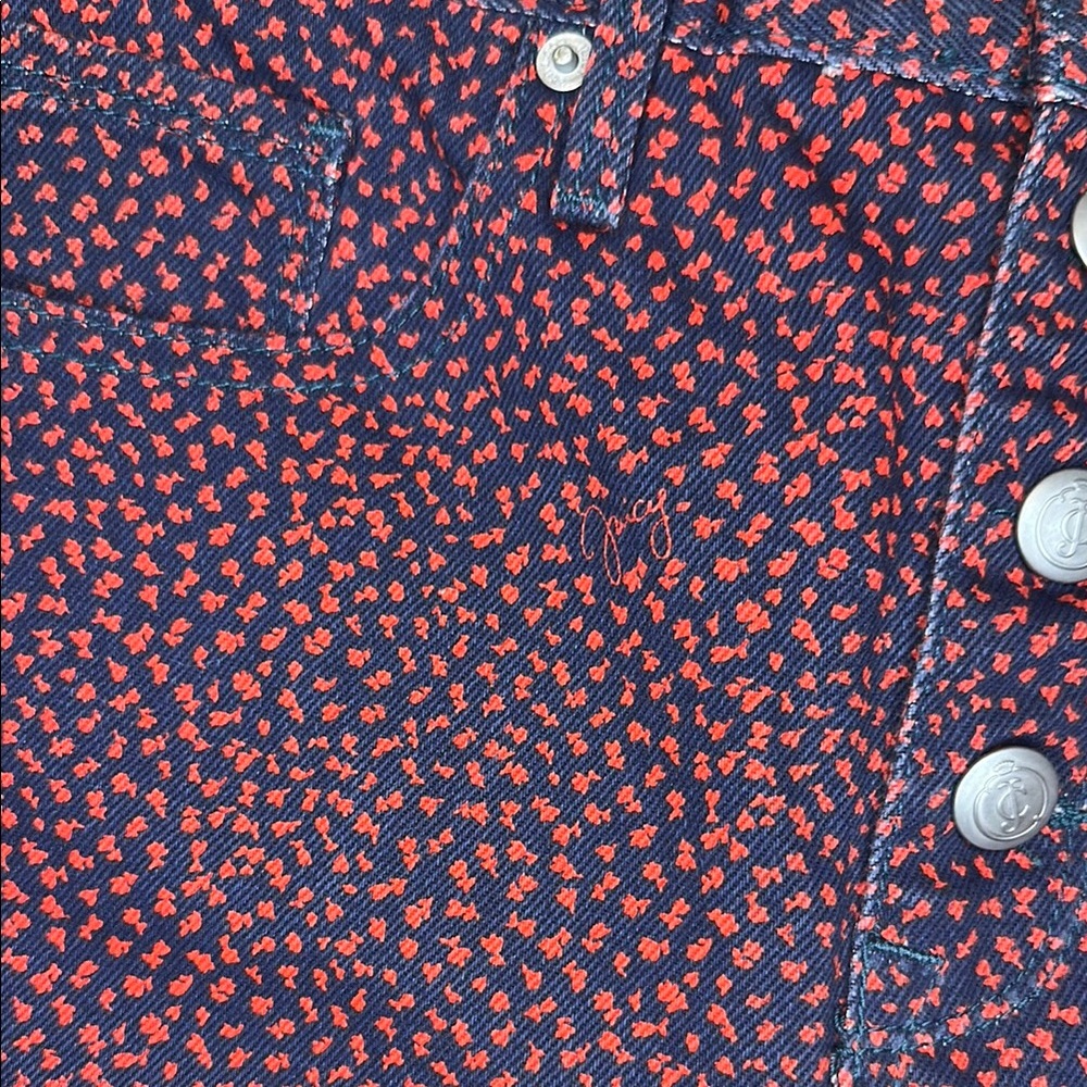 Juicy Couture High Waisted Button Fly Shorts - Picture 3 of 5